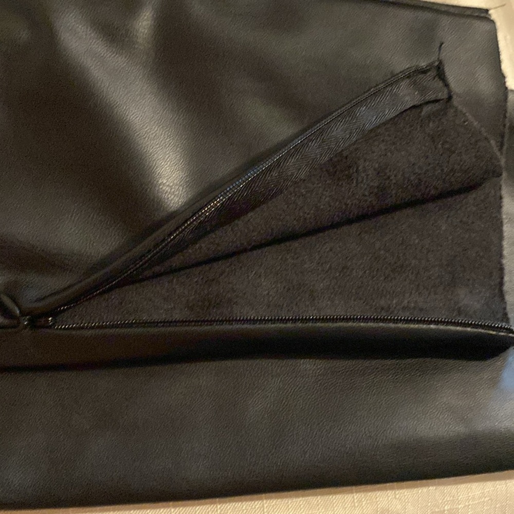Zara Faux Leather High Rise Pants - Picture 6 of 7